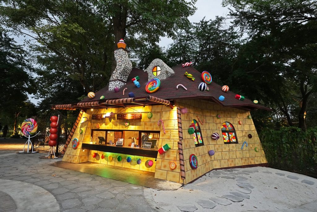 Fiberglass Candy House,Ticket Booth