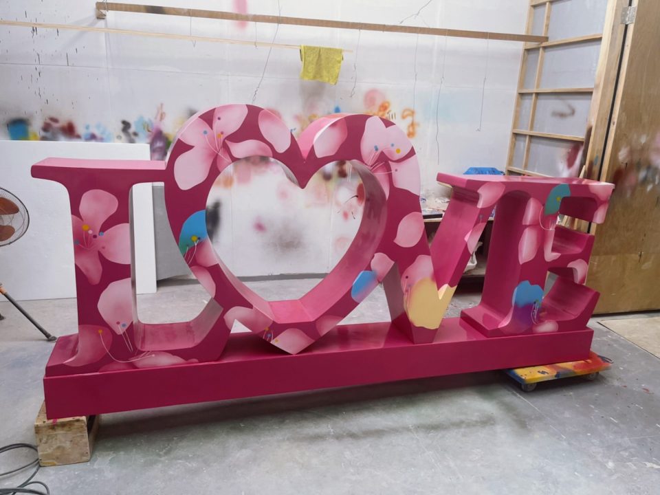 Large Outdoor Letters,3D LOVE Letters