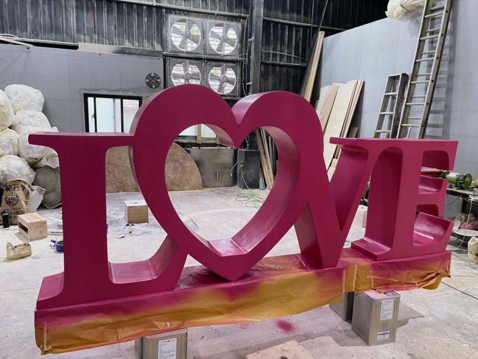 Large Outdoor Letters,3D LOVE Letters