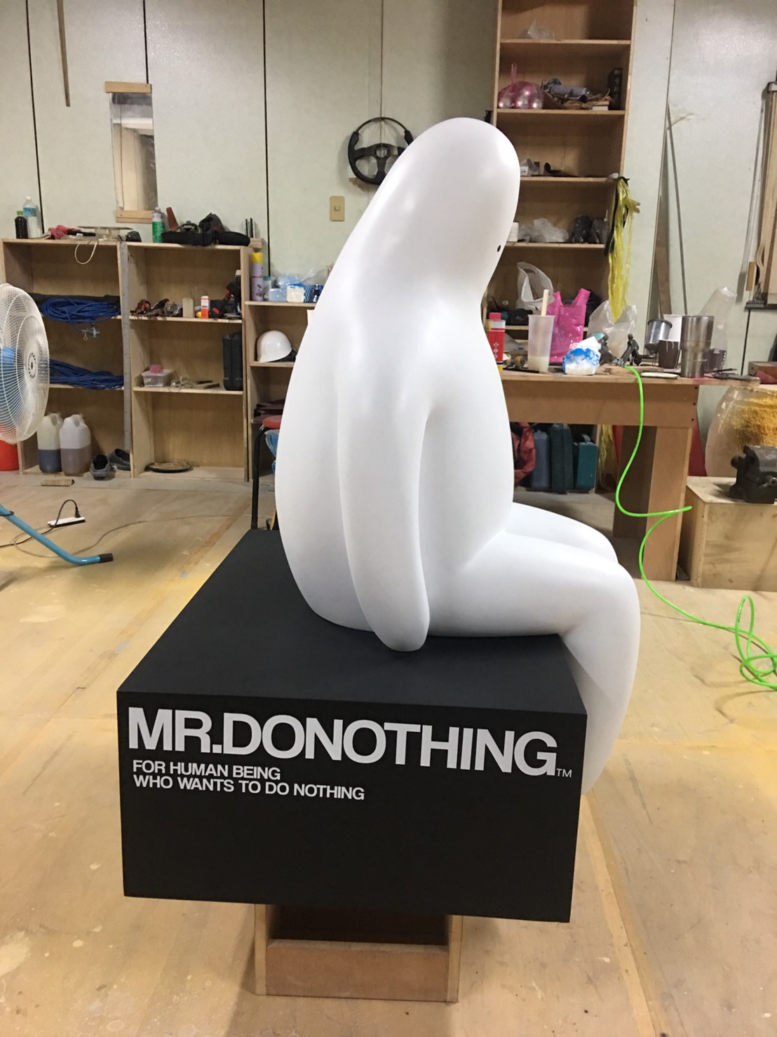 Mr.Donothing Fiberglass Cartoon Statue