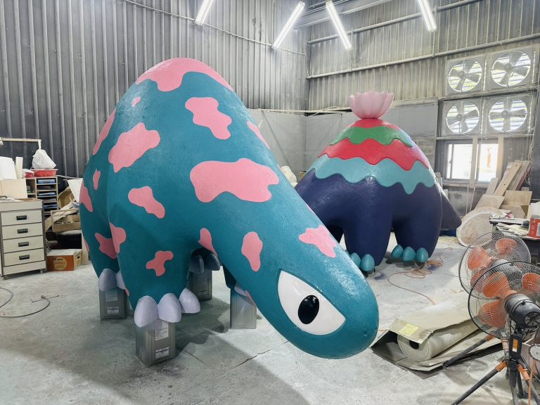 Fiberglass  Dinosaur Statue-National Taichung Theater 