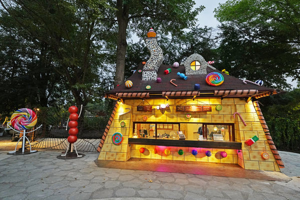 Fiberglass Candy House,Ticket Booth