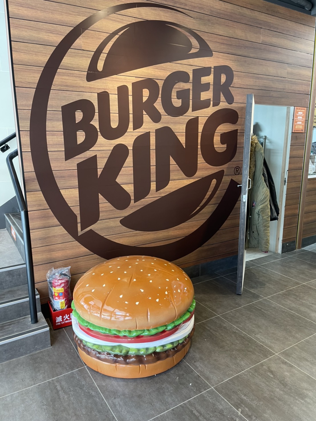 Giant Fiberglass Hamburger Food Statue