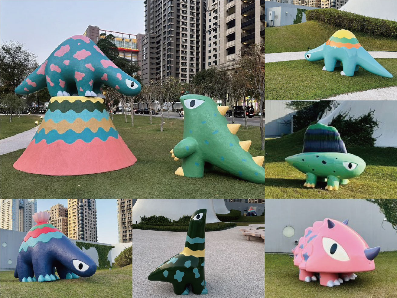 Fiberglass  Dinosaur Statue-National Taichung Theater 